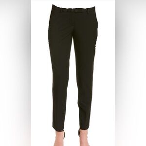 Trina Turk Aubree Black Ankle Pants Size 10 Stretch Dress Slacks EUC